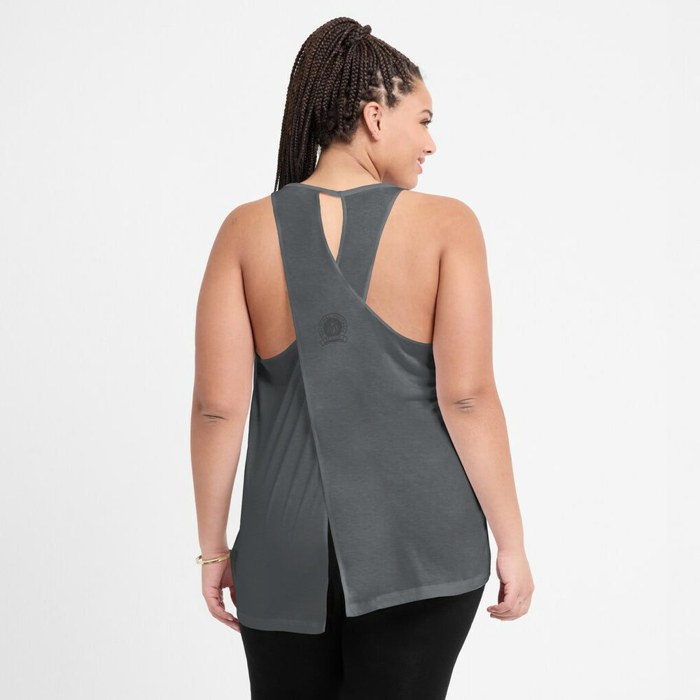 Women's Glory Open-Back Crisscross Dri-FIT Tank Top - Las Vegas Raiders