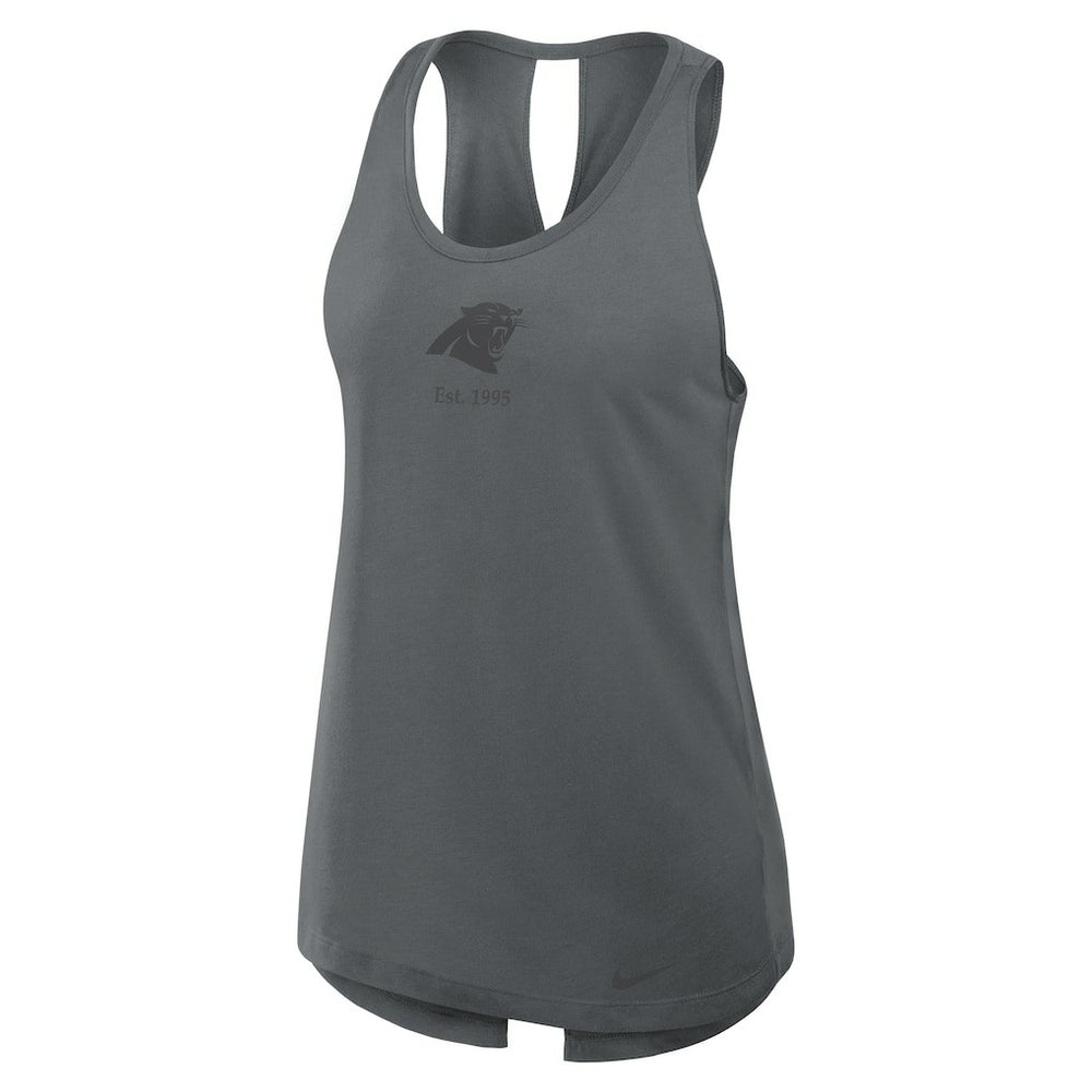 Women's Glory Open-Back Crisscross Dri-FIT Tank Top - Carolina Panthers