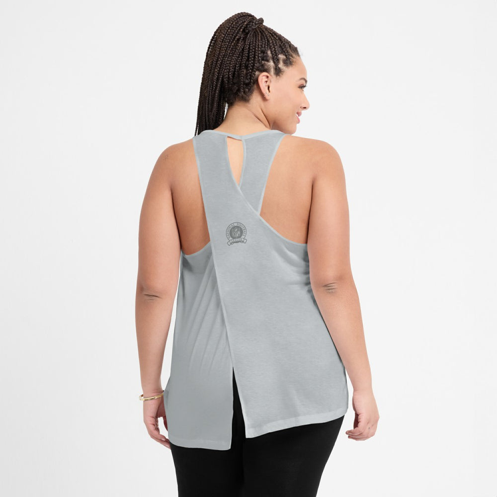 Women's Glory Open-Back Crisscross Dri-FIT Tank Top - Detroit Lions