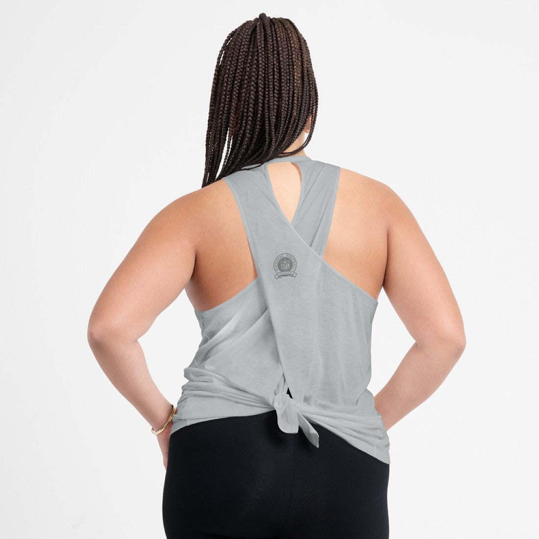 Women's Glory Open-Back Crisscross Dri-FIT Tank Top - Detroit Lions