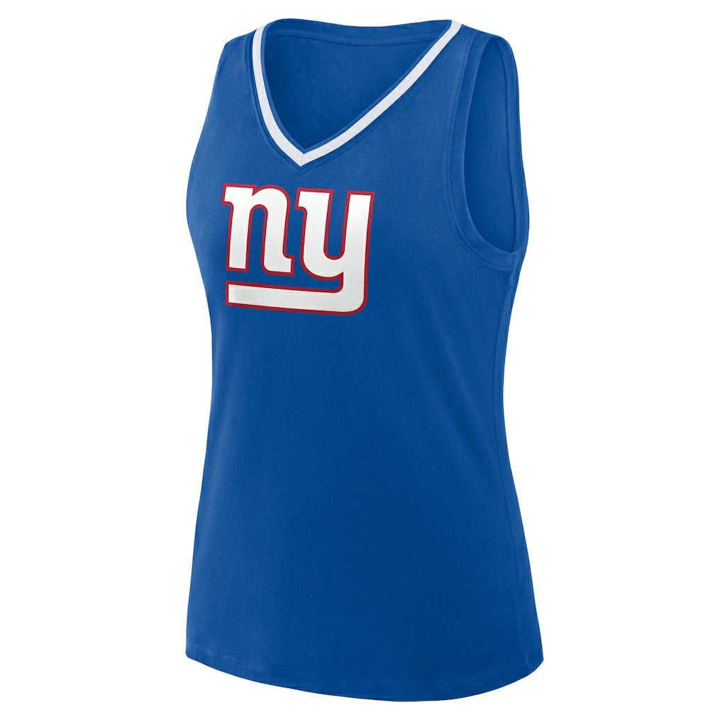 Logo Athletic Women's Stellar Win V-Neck Tank Top - New York Giants