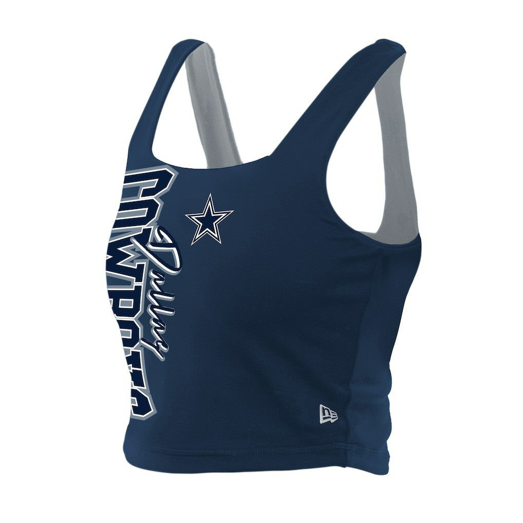 Women's Reversible Cropped Sport Classics Tank Top - Dallas Cowboys