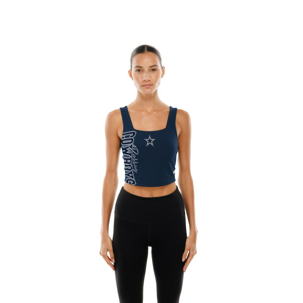 Women's Reversible Cropped Sport Classics Tank Top - Dallas Cowboys