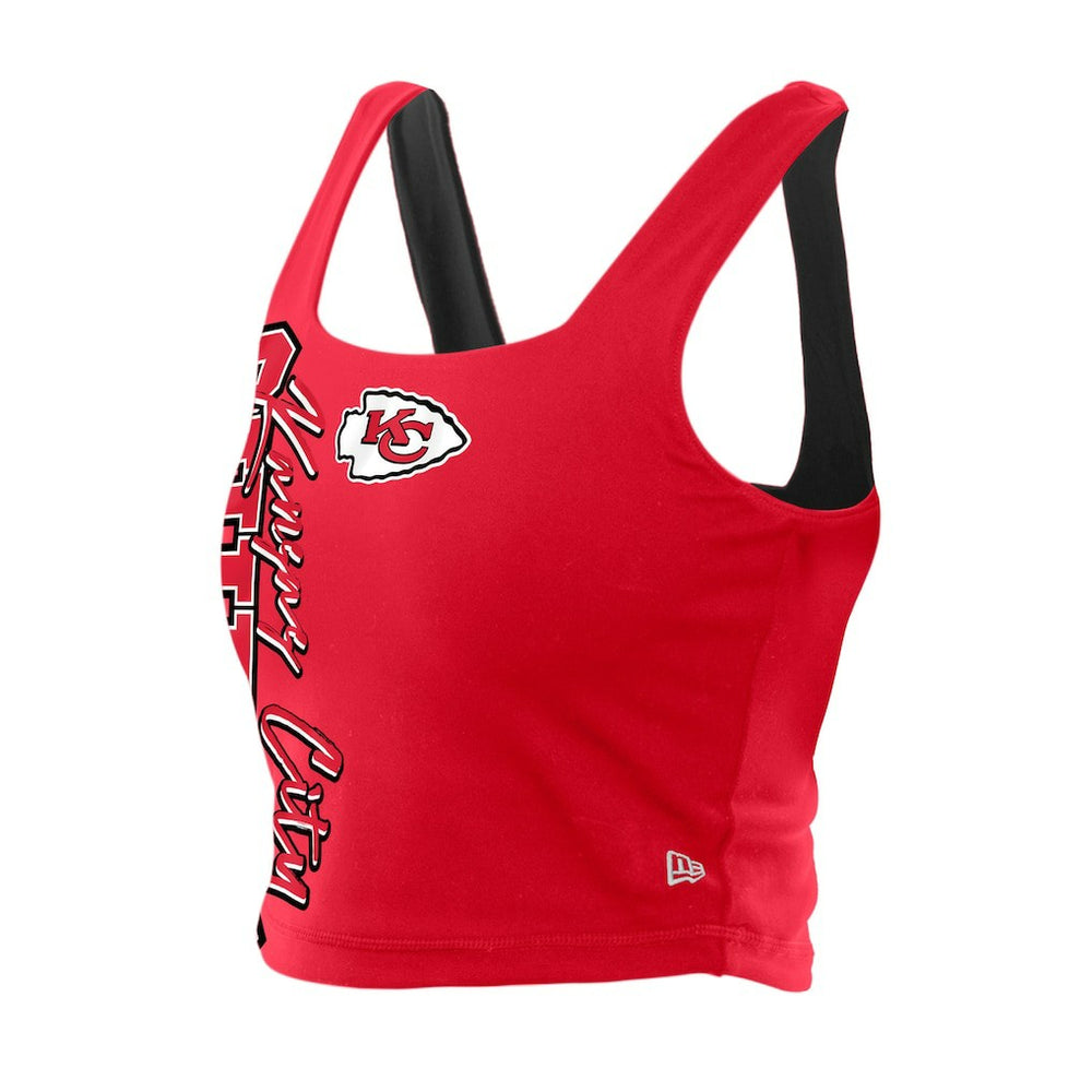 Women's Reversible Cropped Sport Classics Tank Top - Kansas City Chiefs