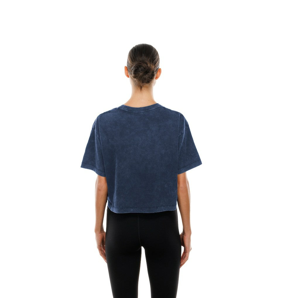 Women's Cropped Boxy Sport Classics Mineral Wash T-Shirt - Dallas Cowboys