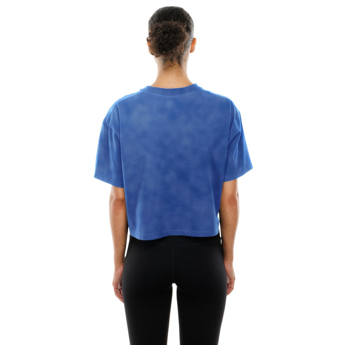 Women's Cropped Boxy Sport Classics Mineral Wash T-Shirt - Detroit Lions