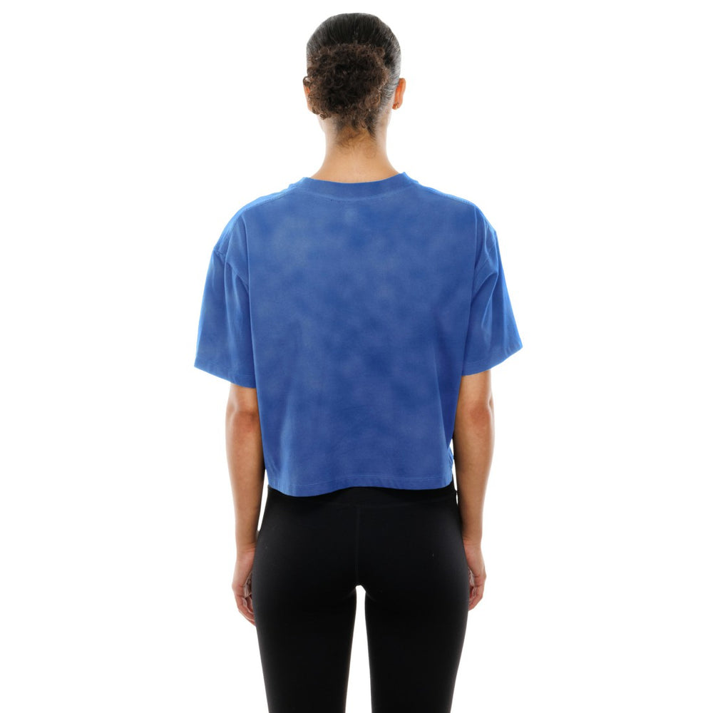 Women's Cropped Boxy Sport Classics Mineral Wash T-Shirt - Detroit Lions