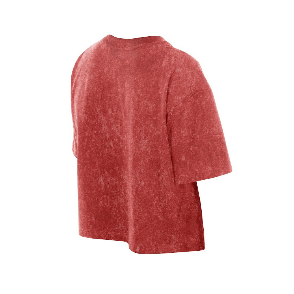 Women's Cropped Boxy Sport Classics Mineral Wash T-Shirt - San Francisco 49ers