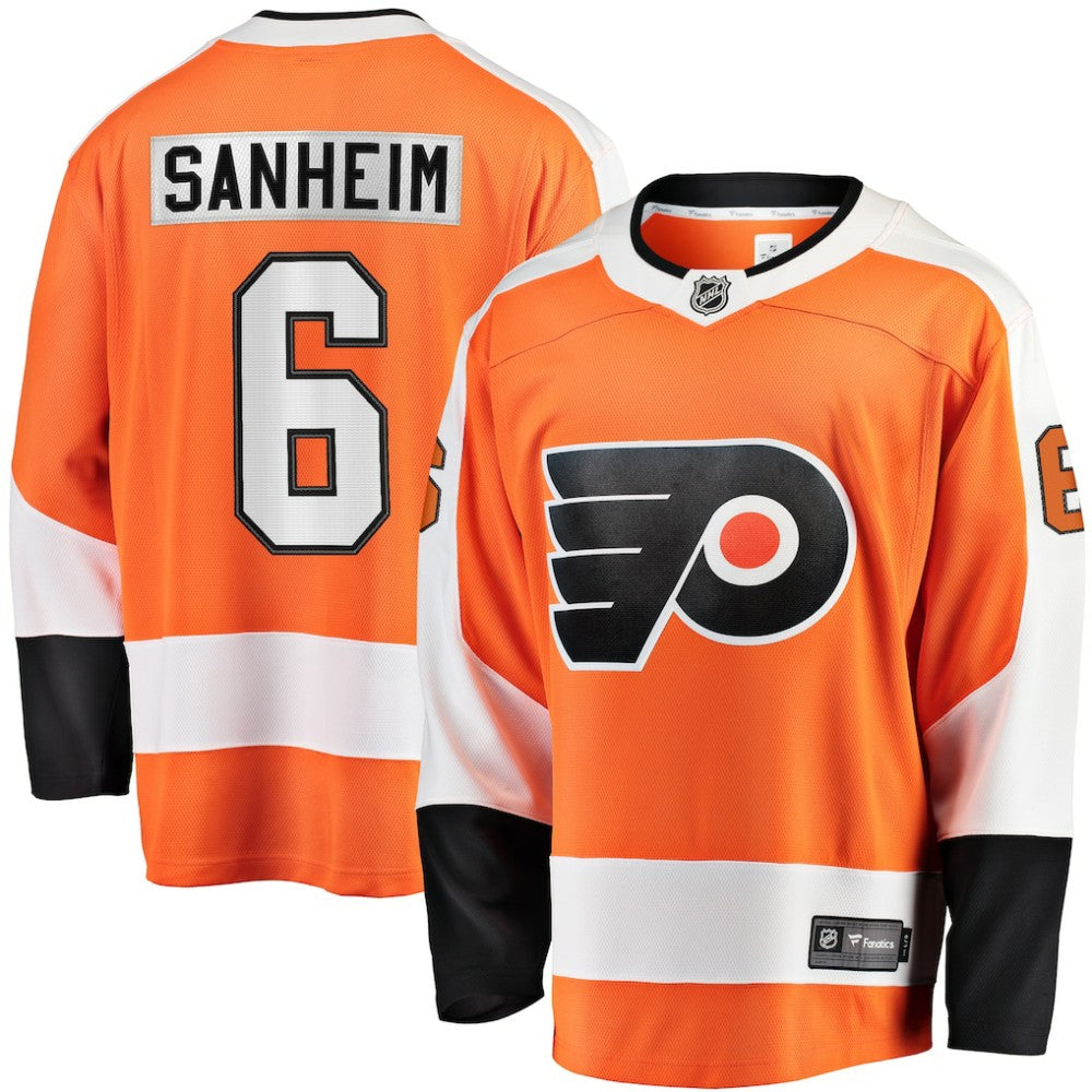 NHL Orange Travis Sanheim Philadelphia Flyers Fanatics Breakaway Jersey