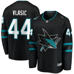 NHL Black Marc-Edouard Vlasic San Jose Sharks Fanatics Breakaway Jersey