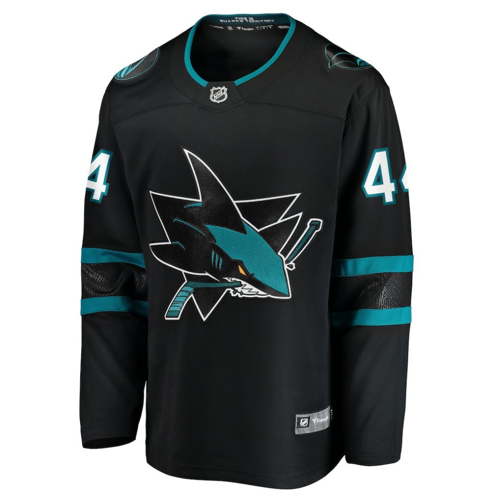 NHL Black Marc-Edouard Vlasic San Jose Sharks Fanatics Breakaway Jersey