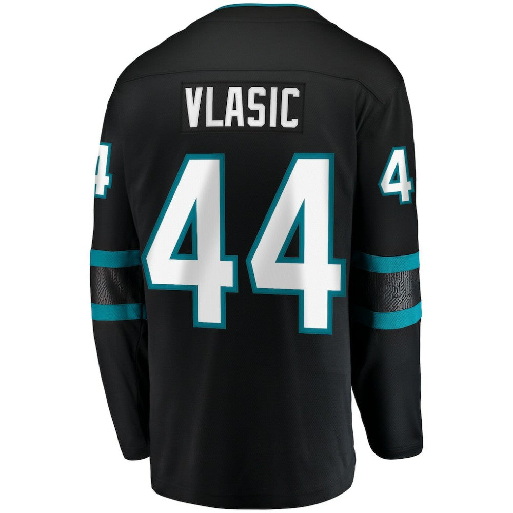 NHL Black Marc-Edouard Vlasic San Jose Sharks Fanatics Breakaway Jersey
