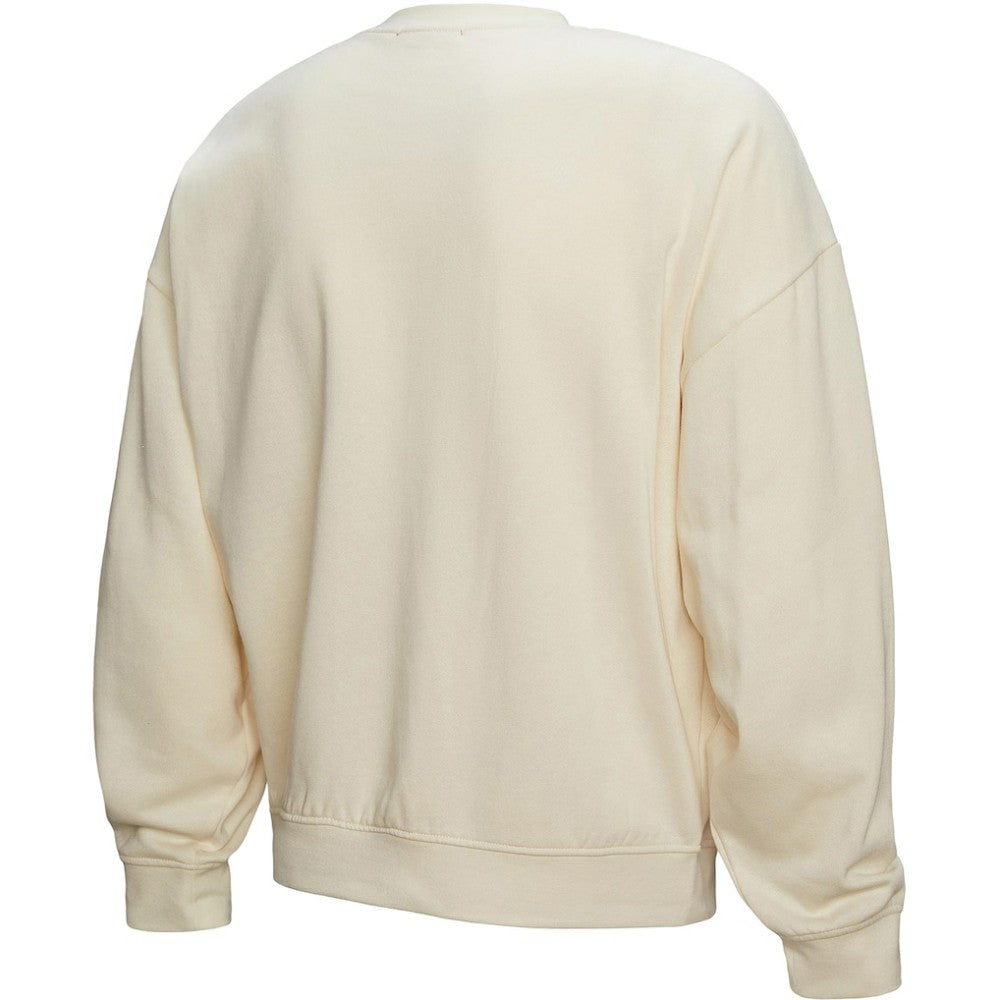 NHL Cream Philadelphia Flyers Mitchell & Ness Women's Logo 3.0 Pullover Sweatshirt