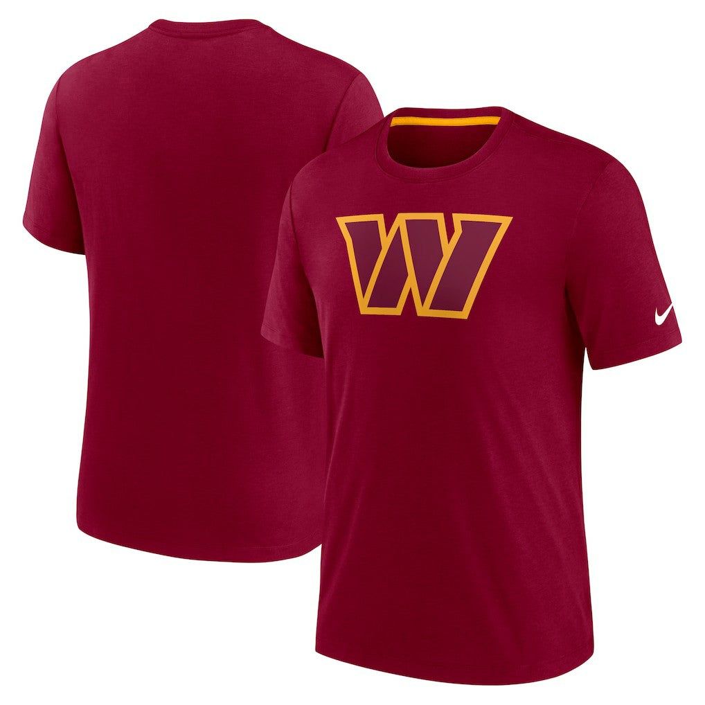 Playback Logo Tri-Blend T-Shirt - Washington Commanders
