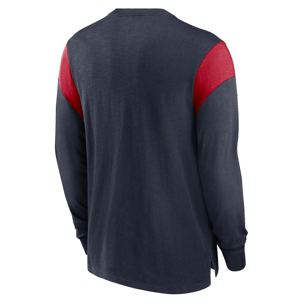 Rewind Playback Helmet Long Sleeve T-Shirt - Houston Texans