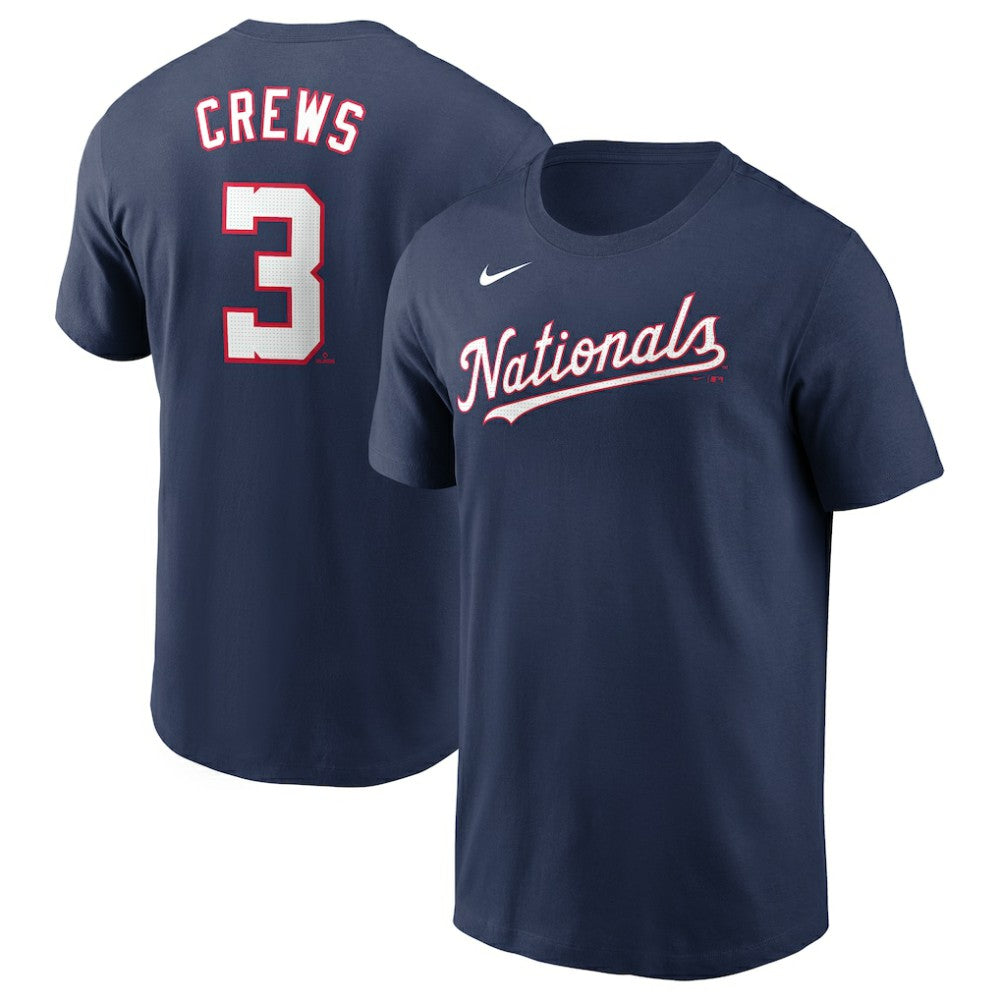 MLB Dylan Crews Washington Nationals Nike Fuse Name & Number T-Shirt