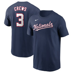 MLB Dylan Crews Washington Nationals Nike Fuse Name & Number T-Shirt