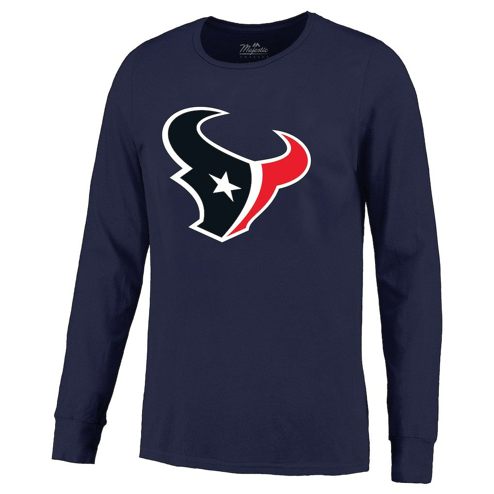 C.J. Stroud  Majestic Threads Name & Number Non-Distressed Long Sleeve T-Shirt - Houston Texans