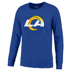 Puka Nacua  Majestic Threads Name & Number Non-Distressed Long Sleeve T-Shirt - Los Angeles Rams