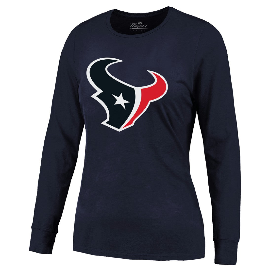 C.J. Stroud  Majestic Threads Women's Player Name & Number Long Sleeve T-Shirt - Houston Texans