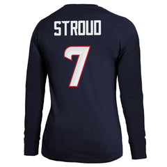 C.J. Stroud  Majestic Threads Women's Player Name & Number Long Sleeve T-Shirt - Houston Texans
