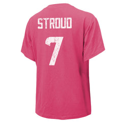 C.J. Stroud  Majestic Threads Women's Name & Number T-Shirt - Houston Texans