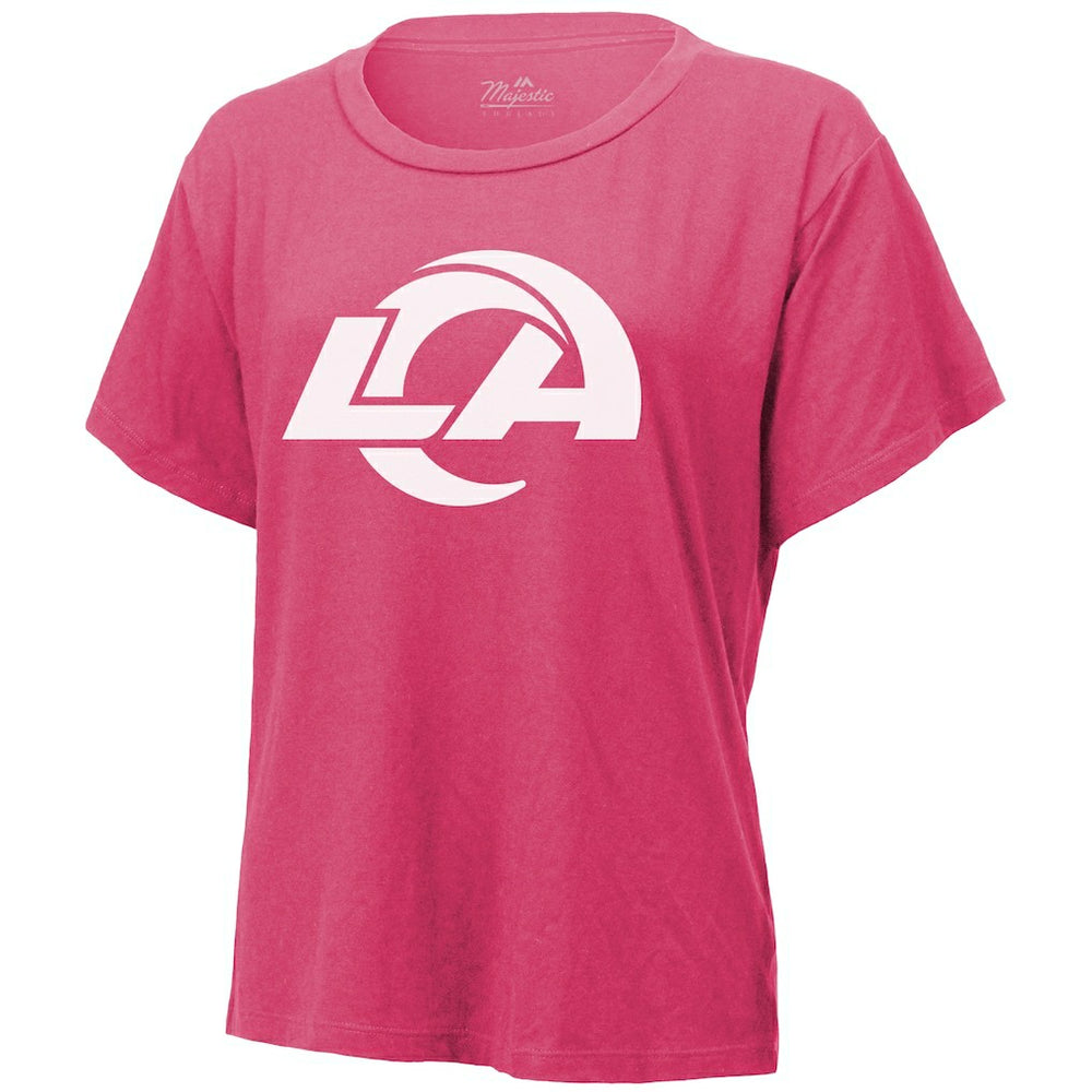 Puka Nacua  Majestic Threads Women's Name & Number T-Shirt - Los Angeles Rams