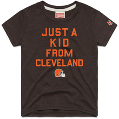 Homage Youth Just a Kid Tri-Blend T-Shirt - Cleveland Browns