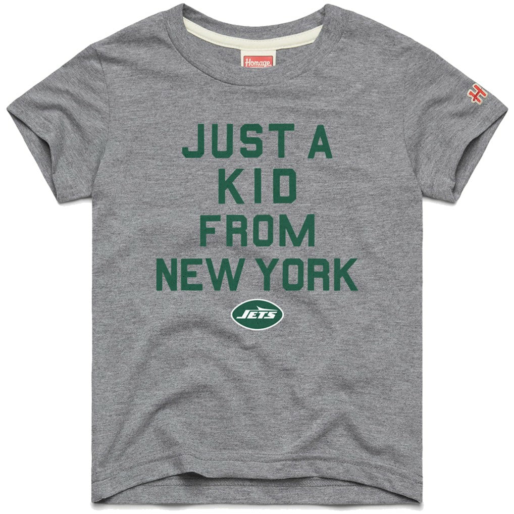 Homage Youth Just a Kid Tri-Blend T-Shirt - New York Jets