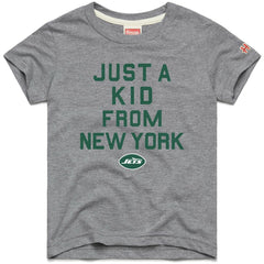 Homage Youth Just a Kid Tri-Blend T-Shirt - New York Jets