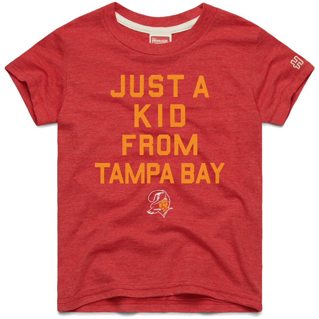 Homage Youth Just a Kid Tri-Blend T-Shirt - Tampa Bay Buccaneers