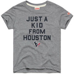 Homage Youth Just a Kid Tri-Blend T-Shirt - Houston Texans