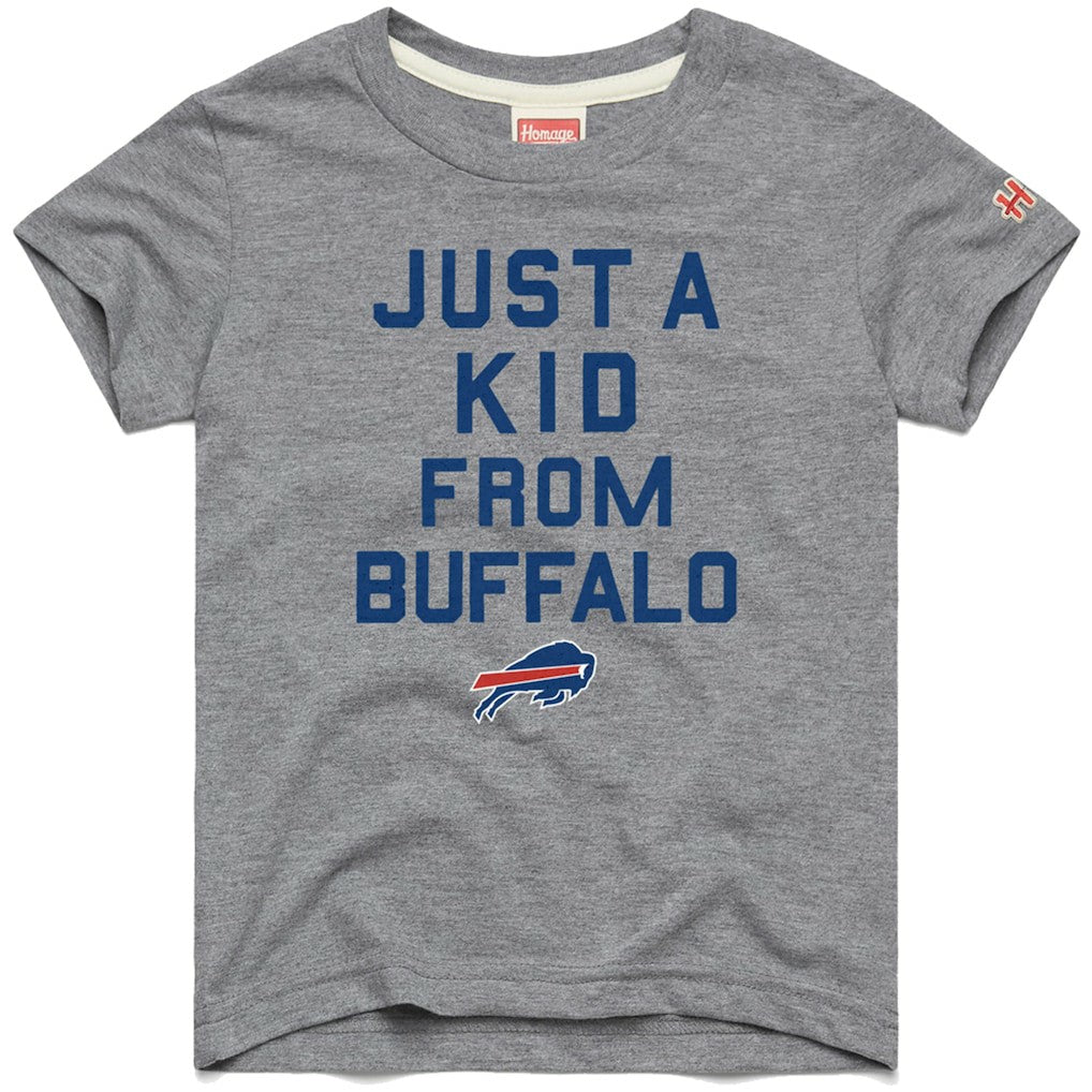 Homage Youth Just a Kid Tri-Blend T-Shirt - Buffalo Bills