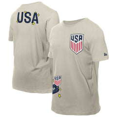 USMNT New Era Logo Select T-Shirt - New Era Light Beige