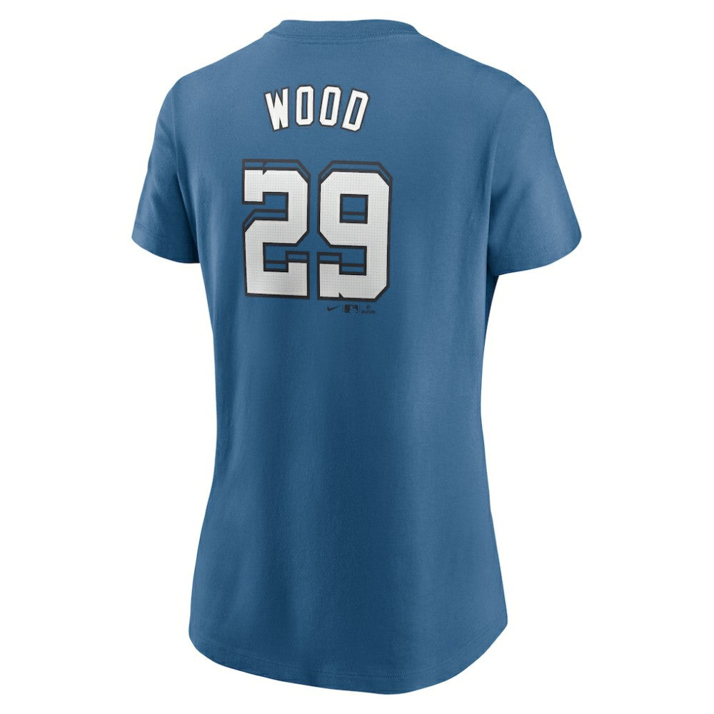 MLB James Wood Washington Nationals Nike Women's 2025 City Connect Fuse Name & Number T-Shirt