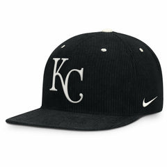 MLB Kansas City Royals Nike Pro Corduroy Structured Snapback Hat