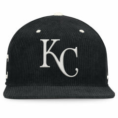 MLB Kansas City Royals Nike Pro Corduroy Structured Snapback Hat