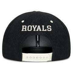 MLB Kansas City Royals Nike Pro Corduroy Structured Snapback Hat
