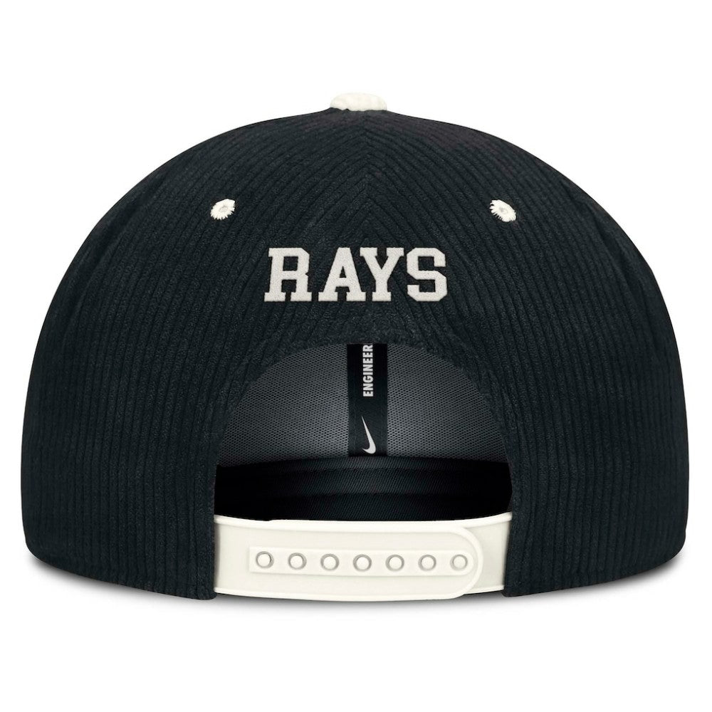 MLB Tampa Bay Rays Nike Pro Corduroy Structured Snapback Hat