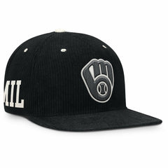 MLB Milwaukee Brewers Nike Pro Corduroy Structured Snapback Hat