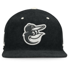MLB Baltimore Orioles Nike Pro Corduroy Structured Snapback Hat