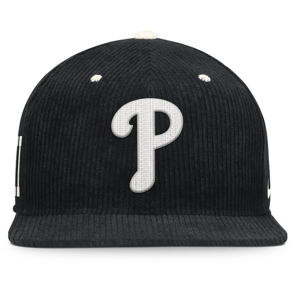 MLB Philadelphia Phillies Nike Pro Corduroy Structured Snapback Hat
