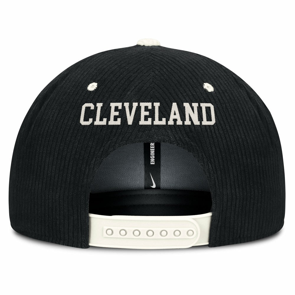MLB Cleveland Guardians Nike Pro Corduroy Structured Snapback Hat