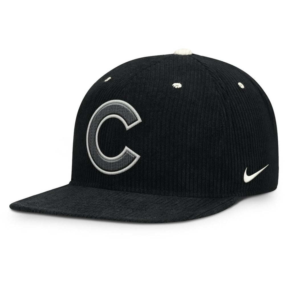 MLB Chicago Cubs Nike Pro Corduroy Structured Snapback Hat