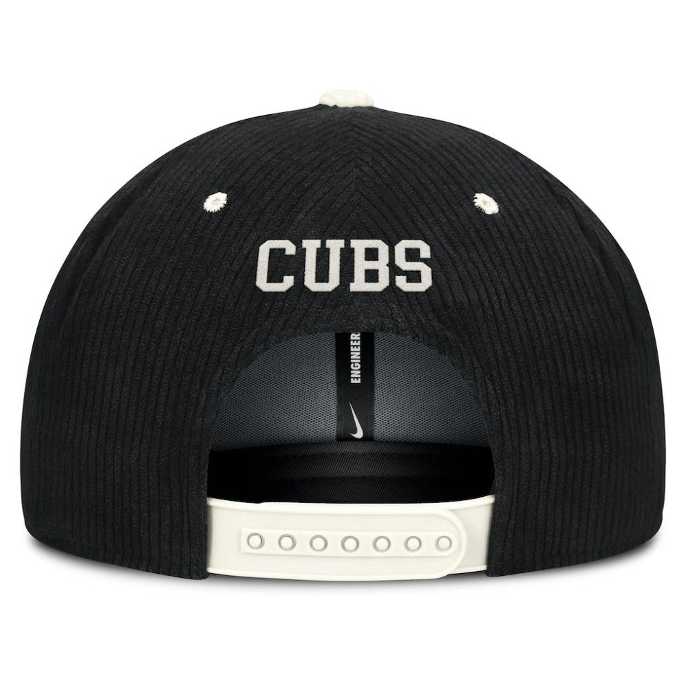 MLB Chicago Cubs Nike Pro Corduroy Structured Snapback Hat