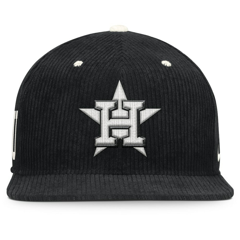 MLB Houston Astros Nike Pro Corduroy Structured Snapback Hat