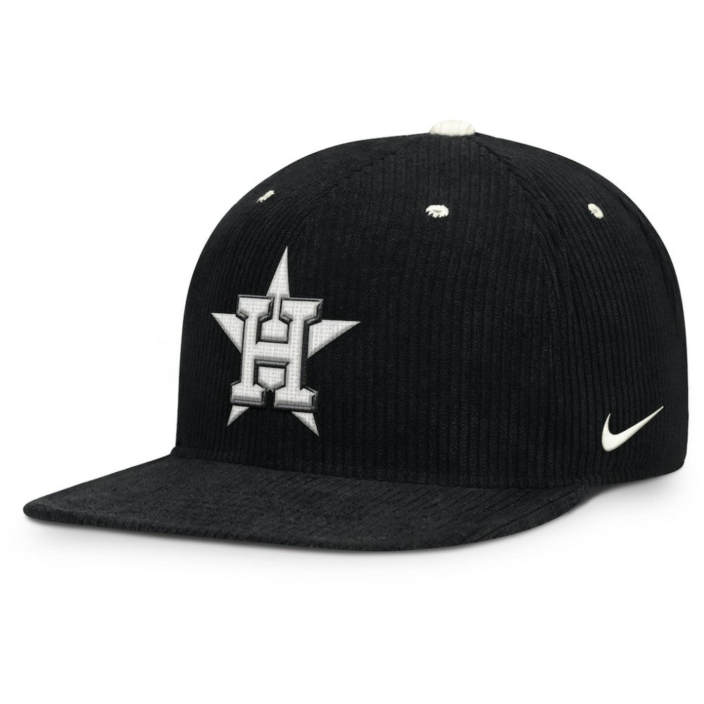 MLB Houston Astros Nike Pro Corduroy Structured Snapback Hat