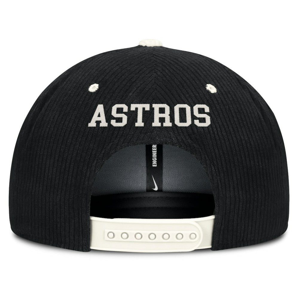 MLB Houston Astros Nike Pro Corduroy Structured Snapback Hat