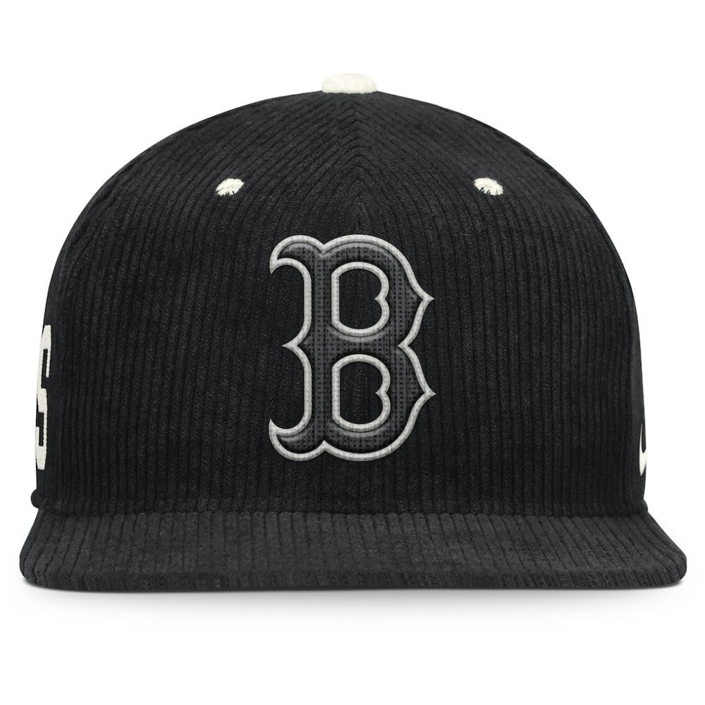 MLB Boston Red Sox Nike Pro Corduroy Structured Snapback Hat