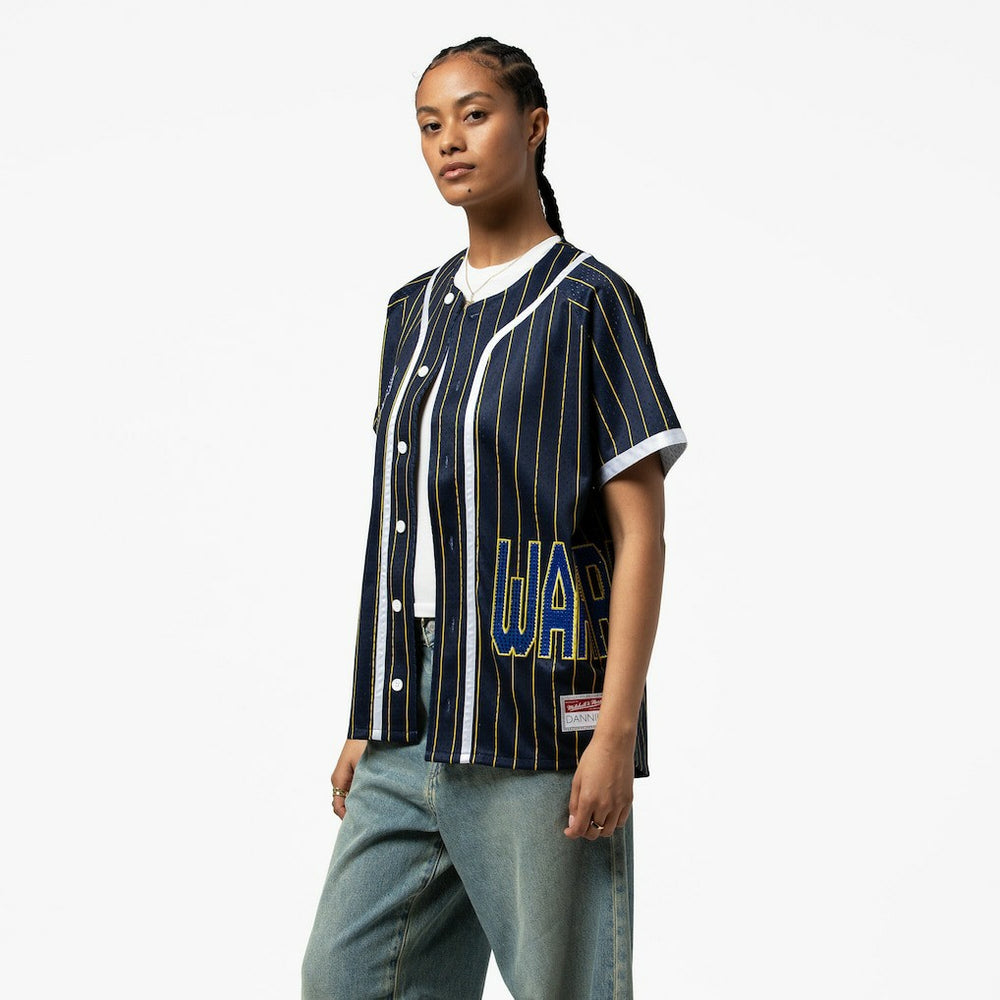 NBA Golden State Warriors x DANNIJO Women's Fashion Baseball Jersey sale